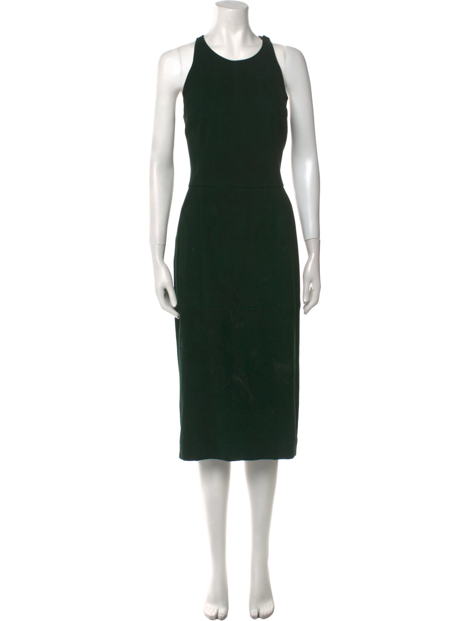 Tamara Mellon Suede Midi Length Dress