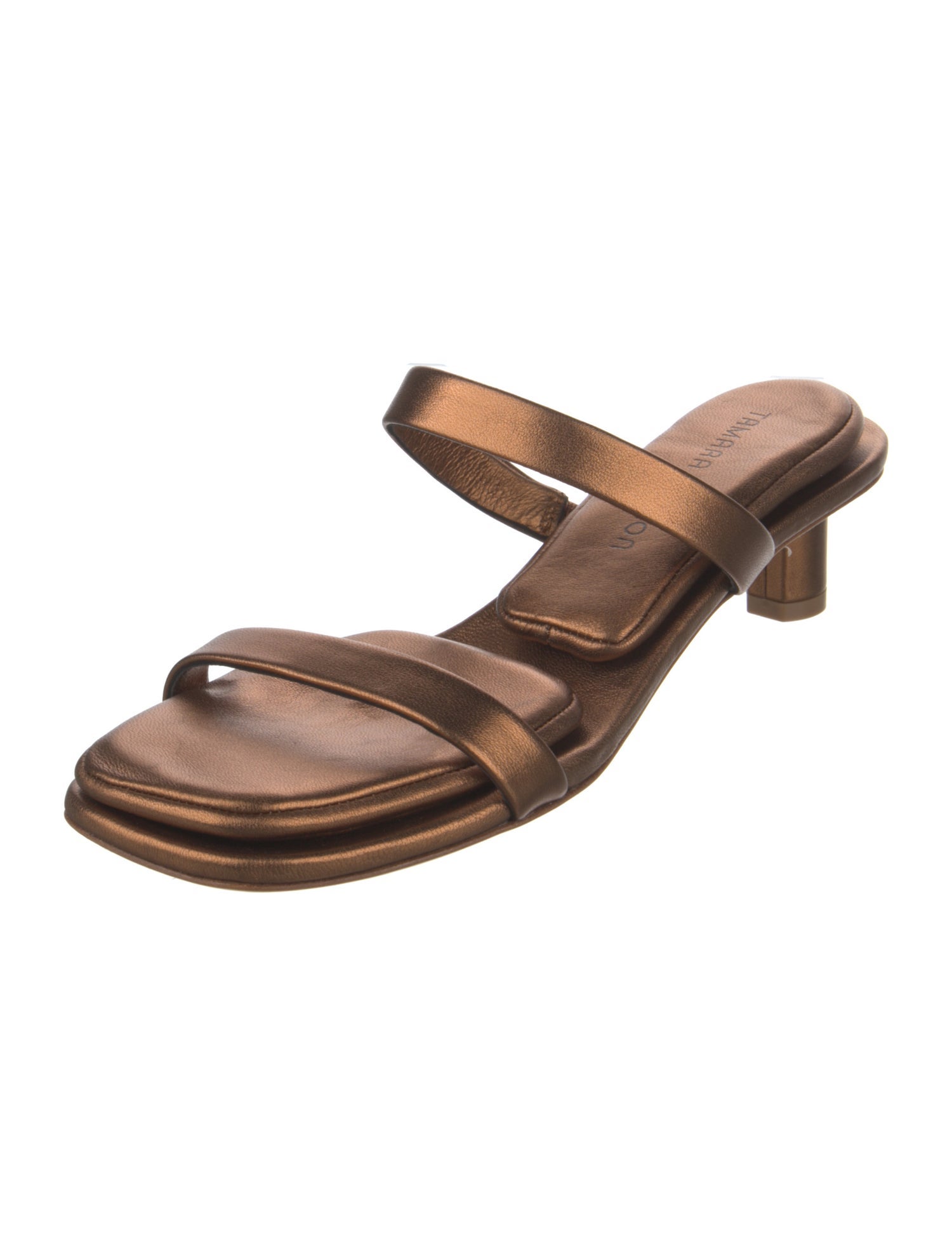 Tamara Mellon Leather Slides w/ Tags