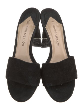 Tamara Mellon Suede Slides