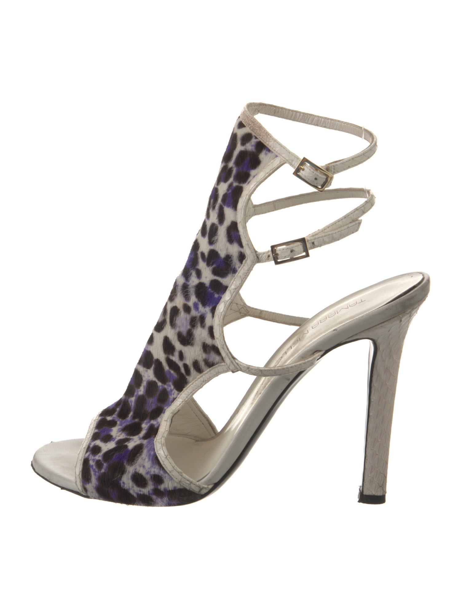 Tamara Mellon Ponyhair Animal Print Slingback Pumps