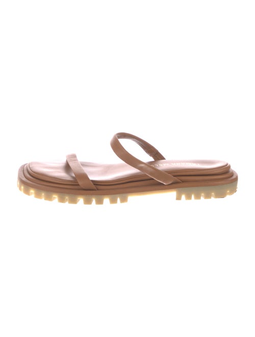 Tamara Mellon Leather Slides