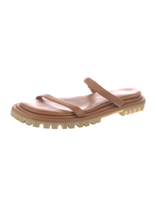 Tamara Mellon Leather Slides