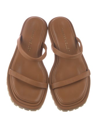 Tamara Mellon Leather Slides