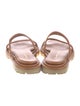 Tamara Mellon Leather Slides