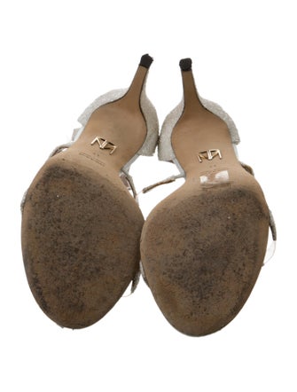 Tamara Mellon Glitter Sandals