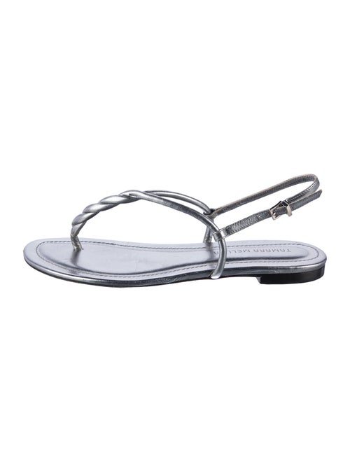 Tamara Mellon Leather Slingback Sandals