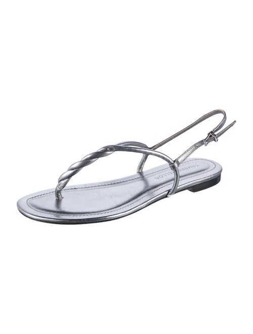 Tamara Mellon Leather Slingback Sandals