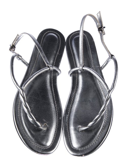 Tamara Mellon Leather Slingback Sandals