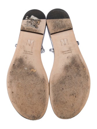 Tamara Mellon Leather Slingback Sandals