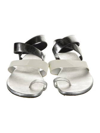 Tamara Mellon Patent Leather Slingback Sandals