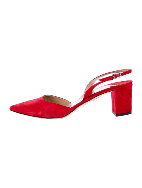Tamara Mellon Suede Slingback Pumps