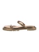 Tamara Mellon Leather Slides