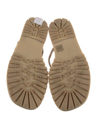 Tamara Mellon Leather Slides