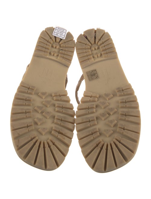 Tamara Mellon Leather Slides