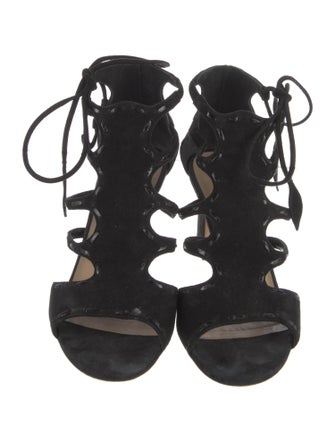 Tamara Mellon Suede Gladiator Sandals