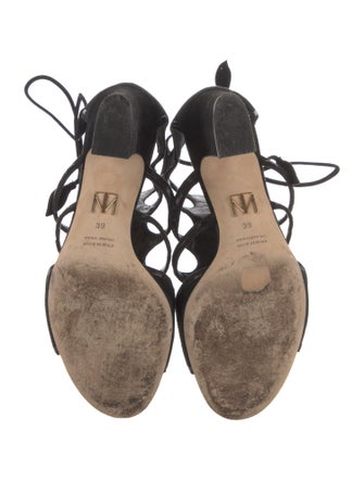 Tamara Mellon Suede Gladiator Sandals