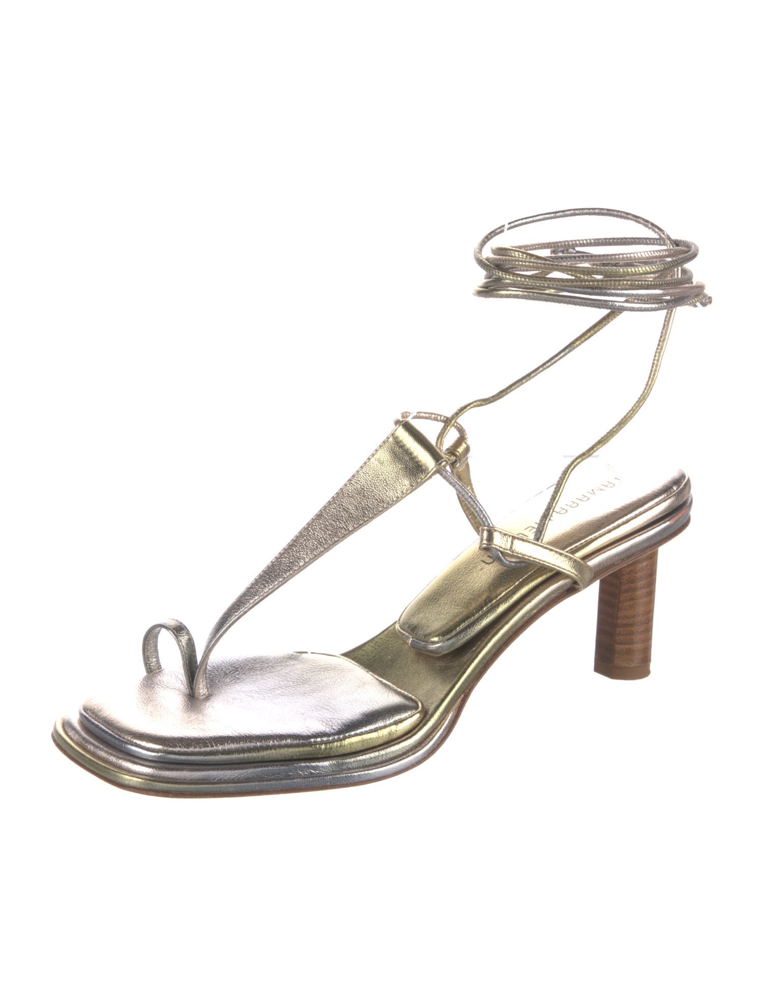 Tamara Mellon Vintage Leather T-Strap Sandals