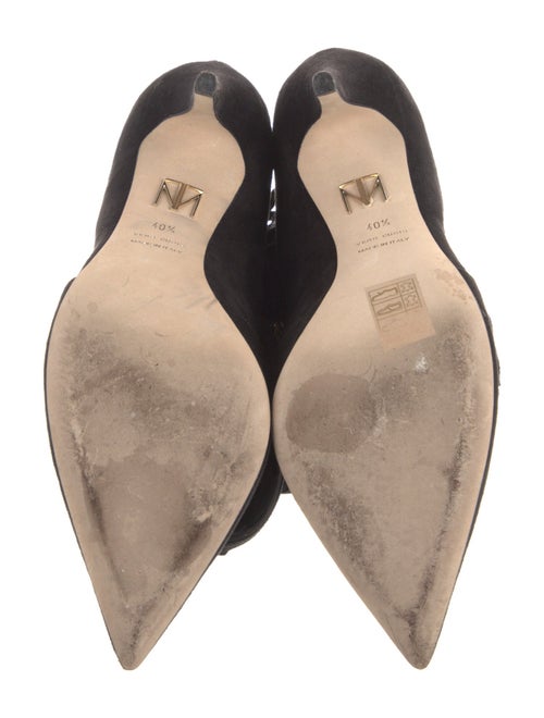 Tamara Mellon Suede Cutout Accent Sock Boots