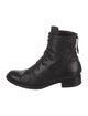 Tamara Mellon Leather Combat Boots