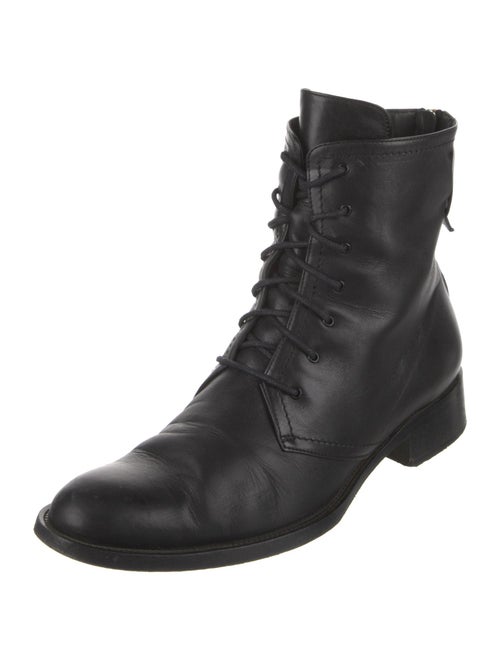 Tamara Mellon Leather Combat Boots