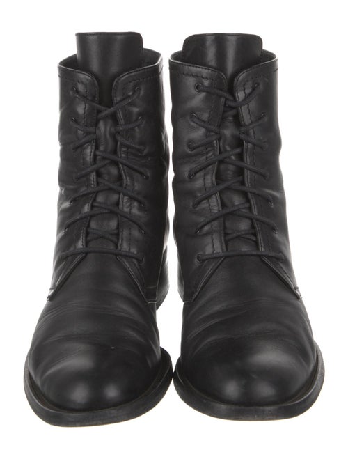 Tamara Mellon Leather Combat Boots