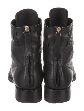 Tamara Mellon Leather Combat Boots