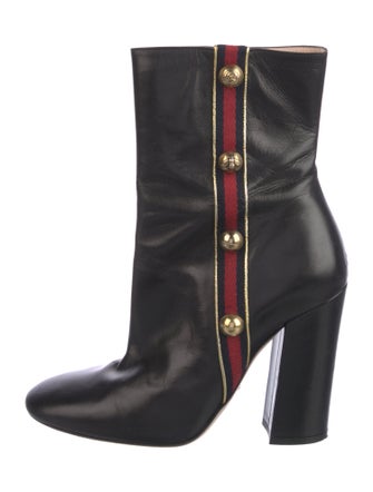 Gucci Carly Web Accent Boots