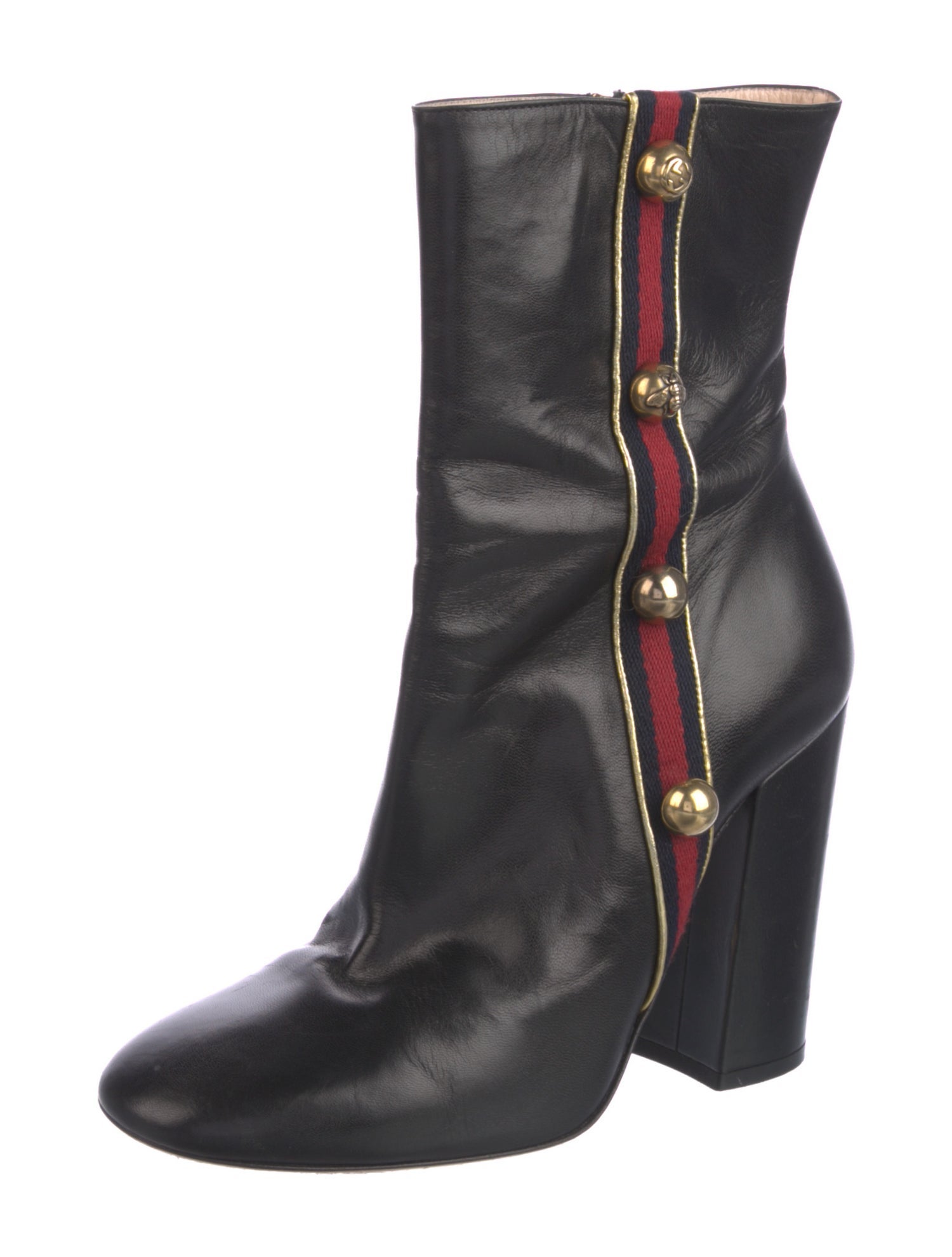 Gucci Carly Web Accent Boots