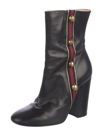 Gucci Carly Web Accent Boots