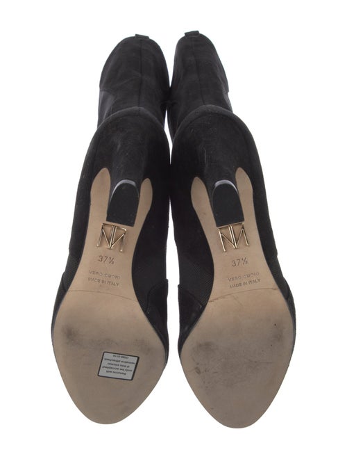 Tamara Mellon Suede Printed Rain Boots