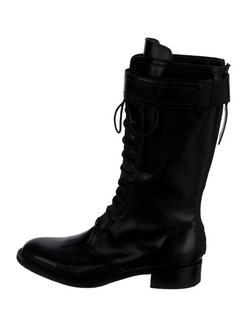 Tamara Mellon Leather Combat Boots