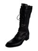 Tamara Mellon Leather Combat Boots