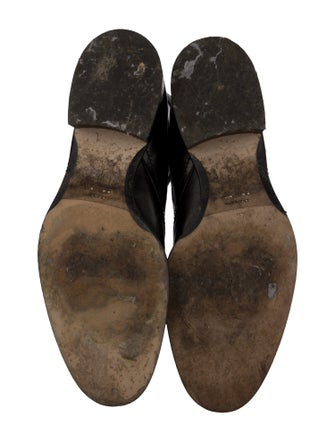 Tamara Mellon Leather Combat Boots