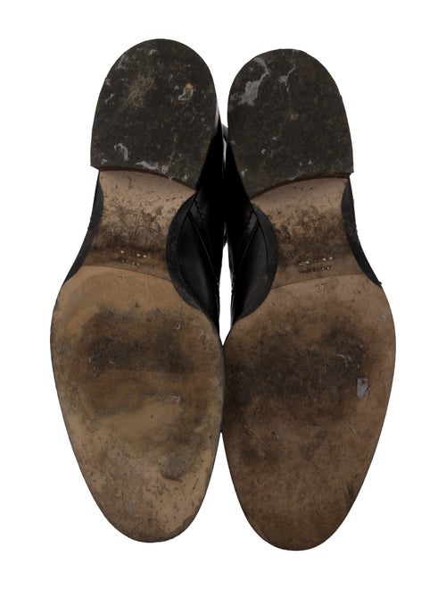 Tamara Mellon Leather Combat Boots