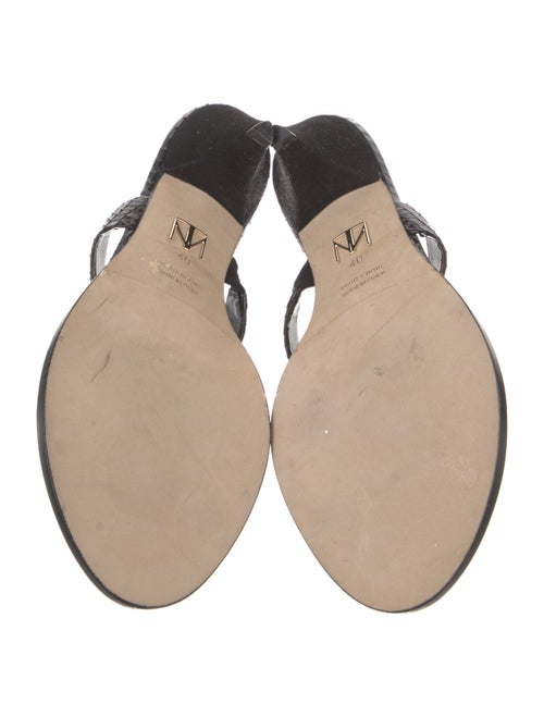 Tamara Mellon Snakeskin Slides