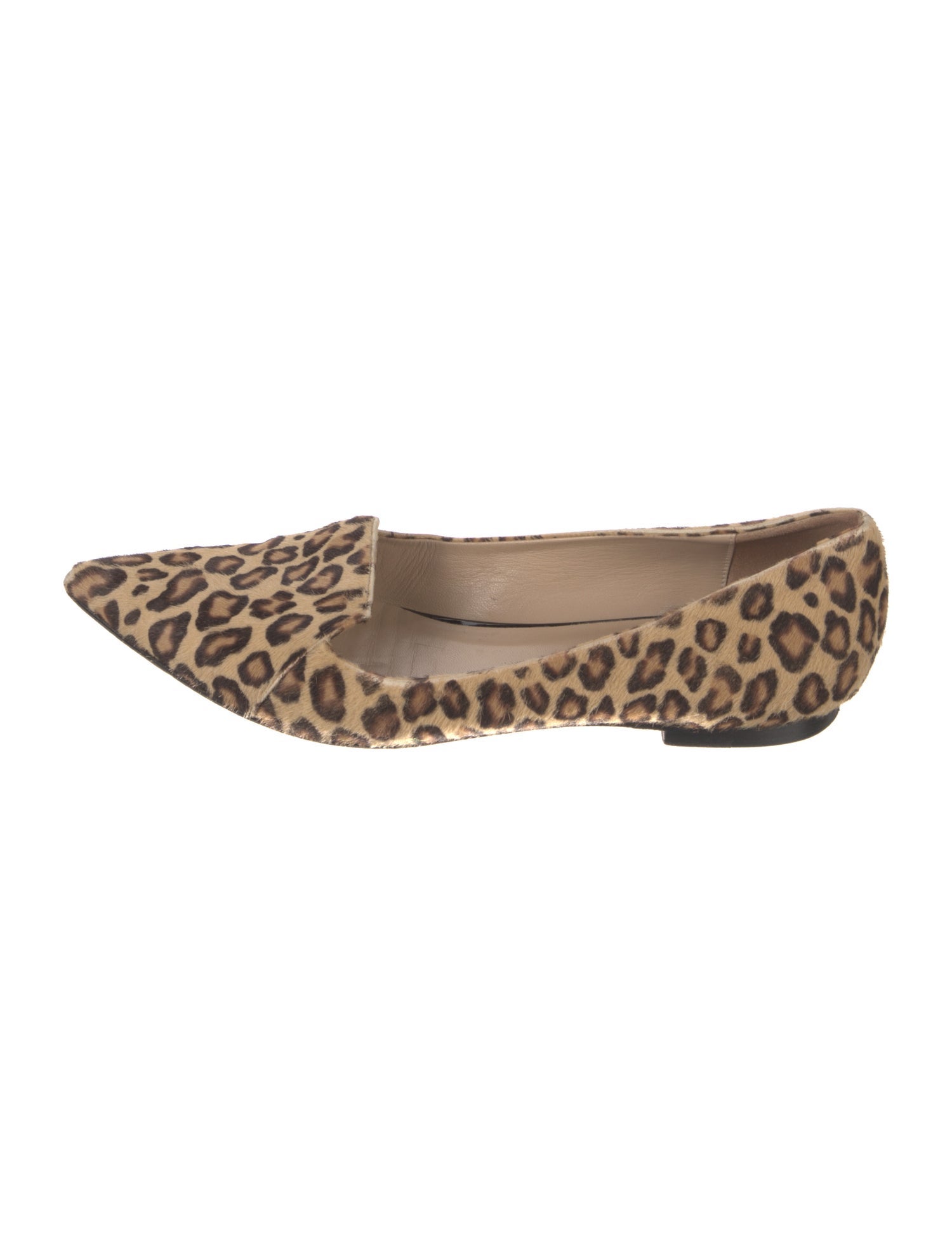 Tamara Mellon Ponyhair Animal Print Flats