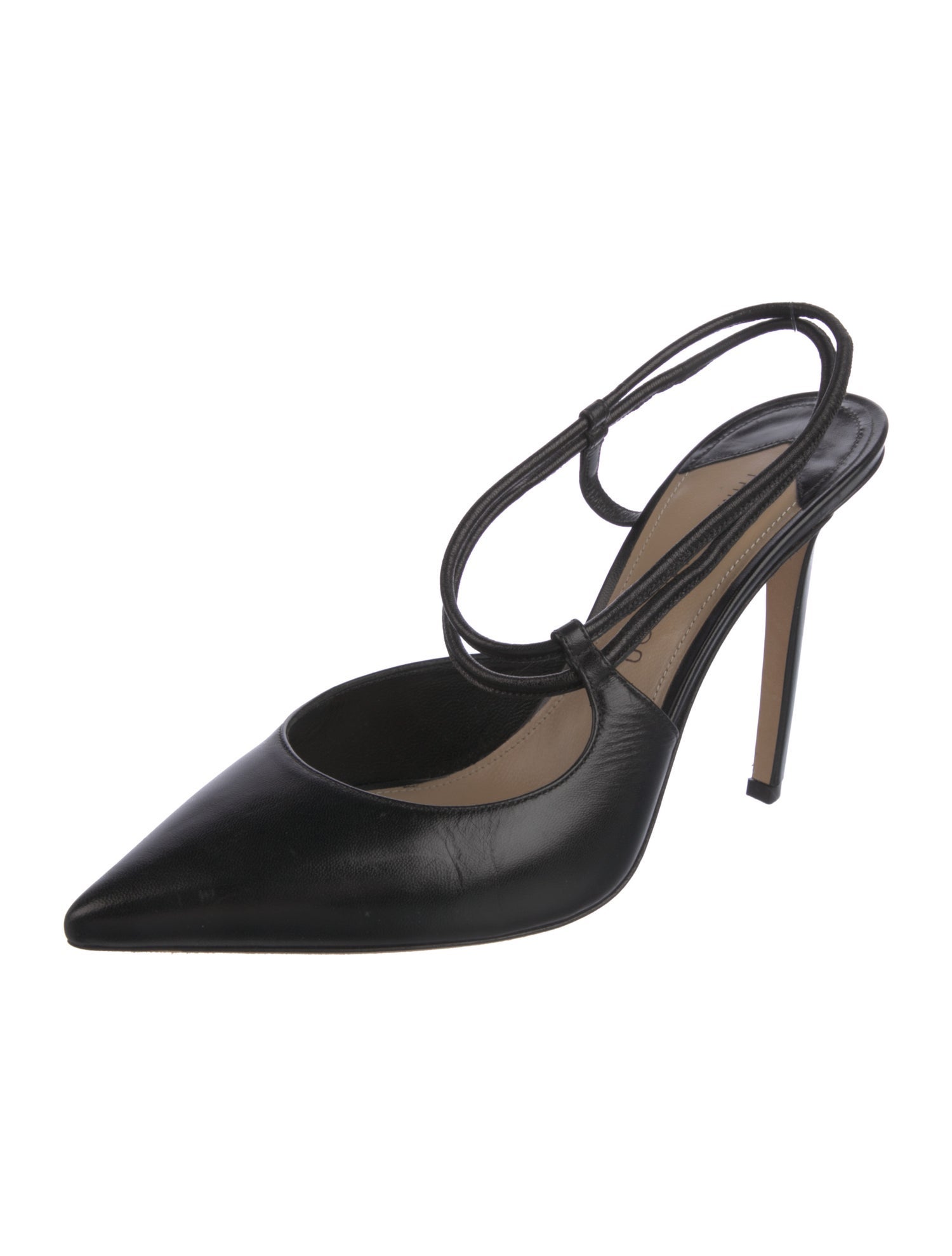 Tamara Mellon Leather Slingback Pumps