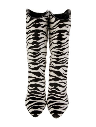 Tamara Mellon Ponyhair Animal Print Boots