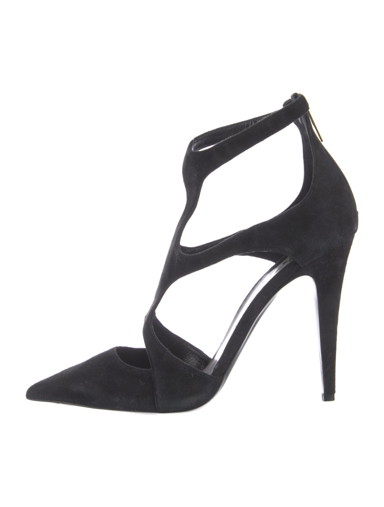 Tamara Mellon Suede T-Strap Pumps