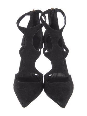 Tamara Mellon Suede T-Strap Pumps