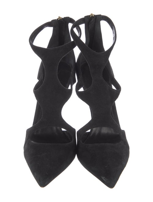 Tamara Mellon Suede T-Strap Pumps