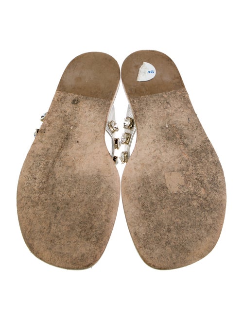 Tamara Mellon Leather Slides