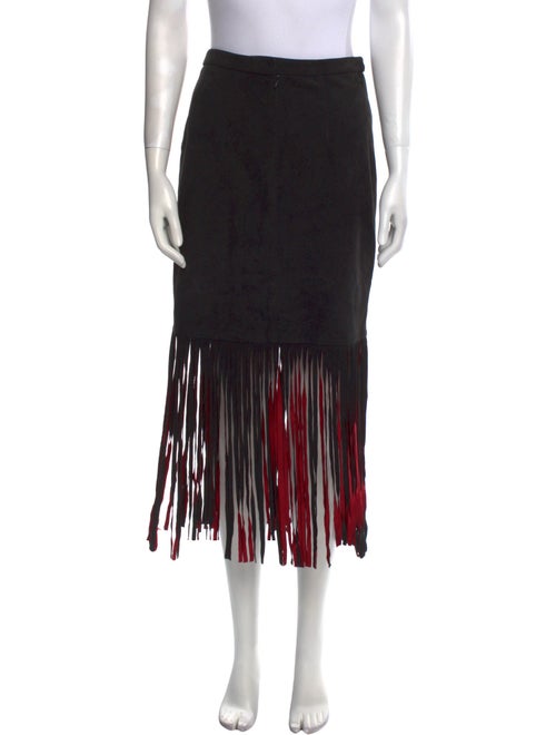Tamara Mellon Suede Midi Length Skirt