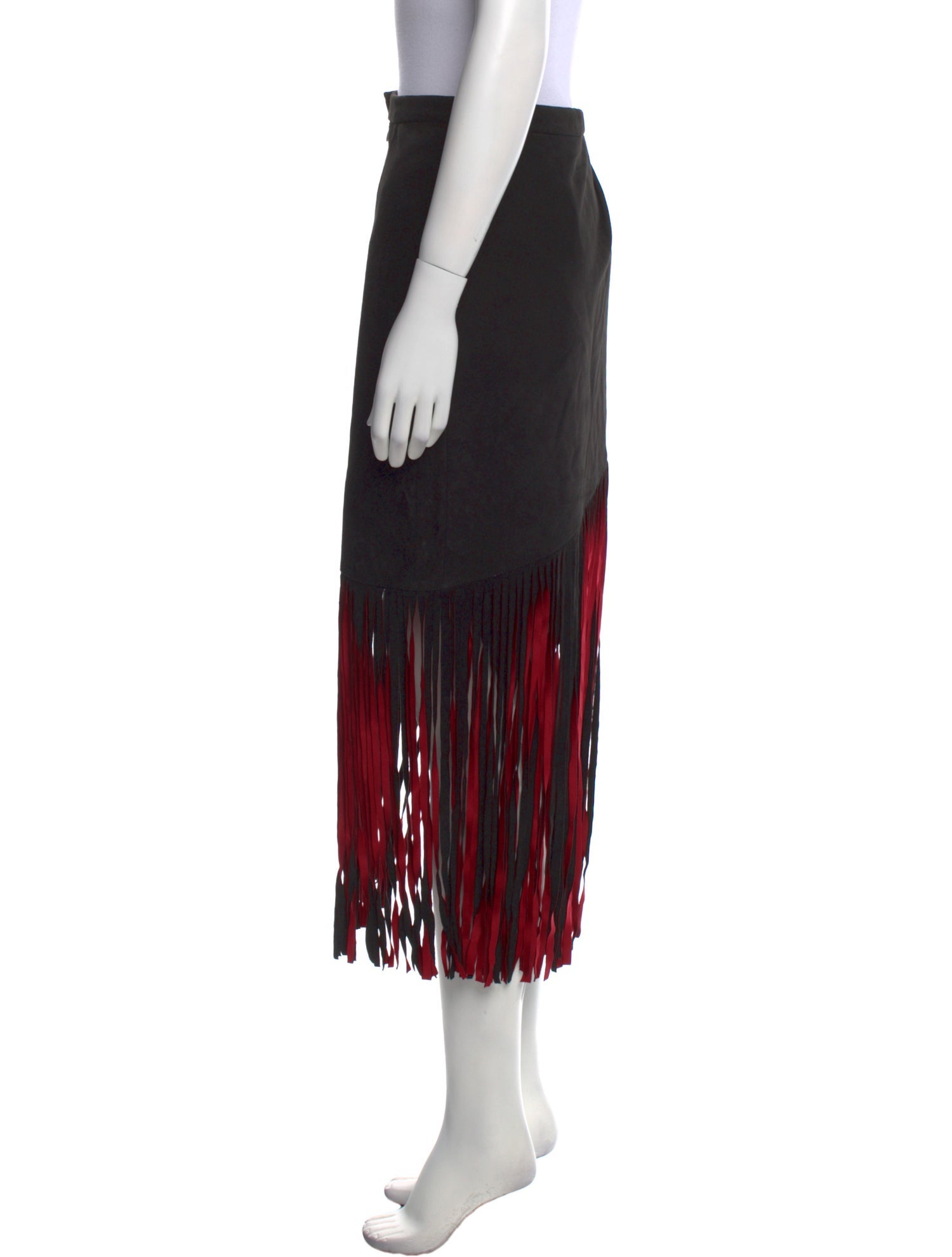 Tamara Mellon Suede Midi Length Skirt