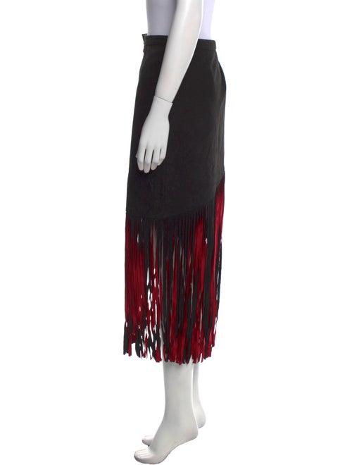 Tamara Mellon Suede Midi Length Skirt