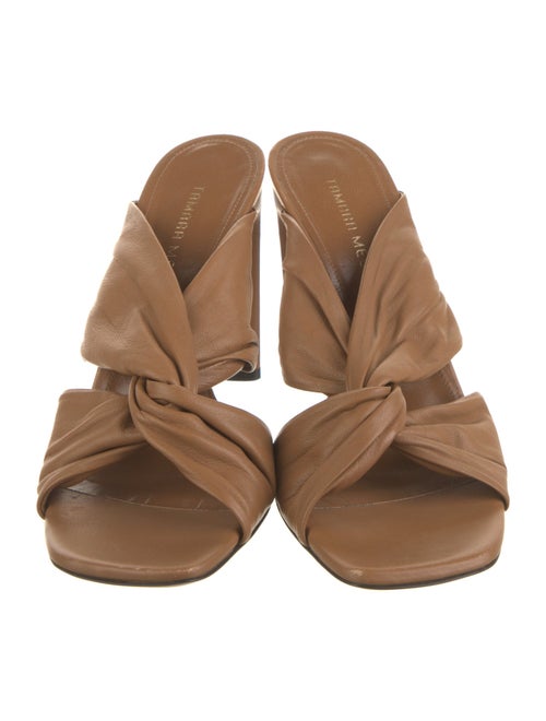 Tamara Mellon Leather Slides