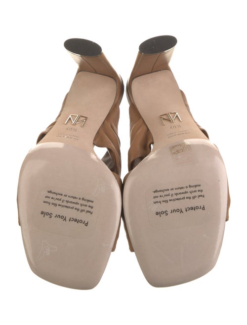 Tamara Mellon Leather Slides