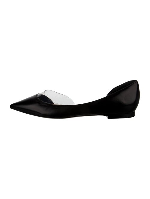 Tamara Mellon Leather D'Orsay Flats