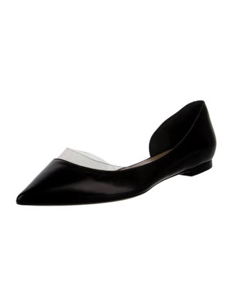 Tamara Mellon Leather D'Orsay Flats
