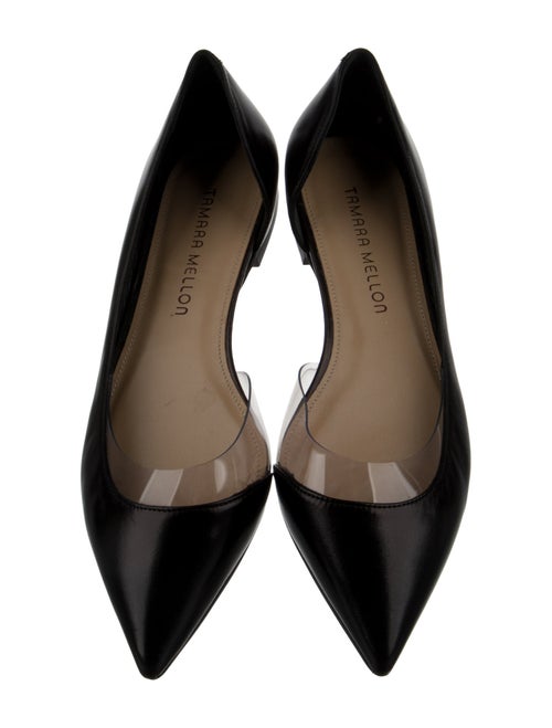 Tamara Mellon Leather D'Orsay Flats